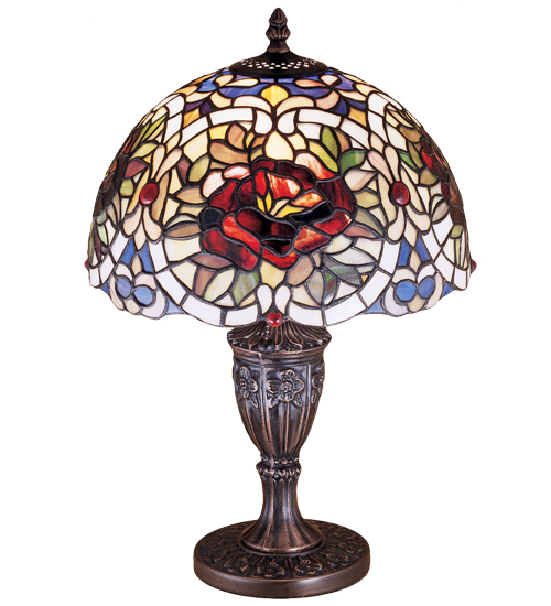  TIFFANY REPRODUCTION OF ORIGINAL FLORAL ART GLASS NOUVEAU