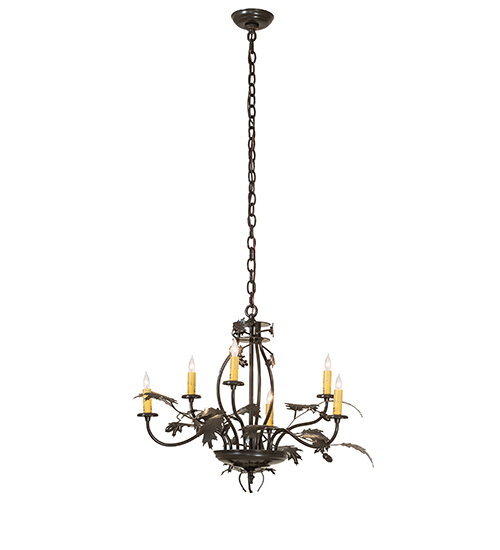  RUSTIC LODGE RUSTIC OR MOUNTIAN GREAT ROOM SCROLL FEATURES CRAFTED OF STEEL FAUX CANDLE SLEVES CANDLE BULB ON TOP