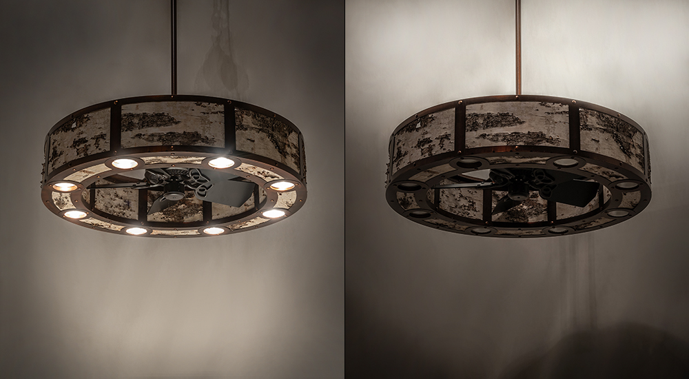  RUSTIC LODGE RUSTIC OR MOUNTIAN GREAT ROOM MICA DOWN LIGHTS SPOT LIGHT POINTING DOWN FOR FUNCTION