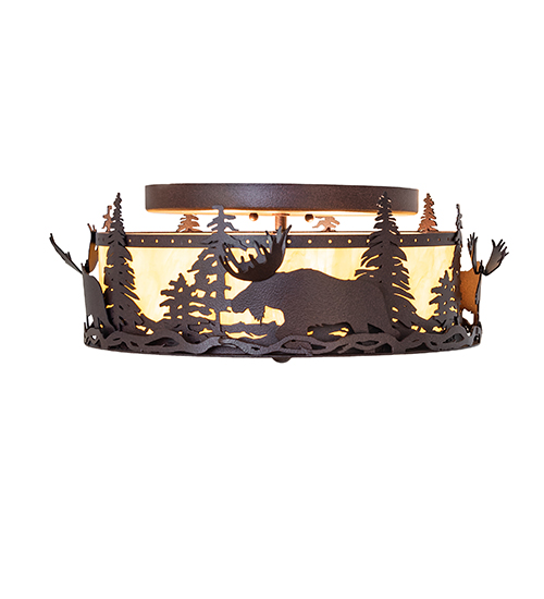  RUSTIC LODGE RUSTIC OR MOUNTIAN GREAT ROOM ANIMALS IDALIGHT