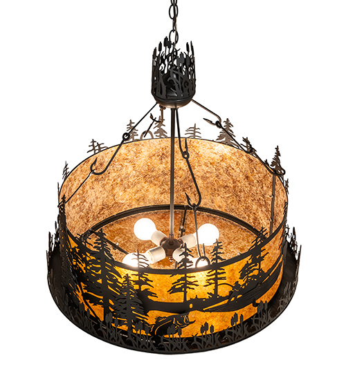  RUSTIC LODGE RUSTIC OR MOUNTIAN GREAT ROOM ANIMALS RECREATION MICA