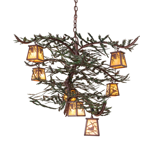  RUSTIC LODGE RUSTIC OR MOUNTIAN GREAT ROOM ART GLASS ANIMALS