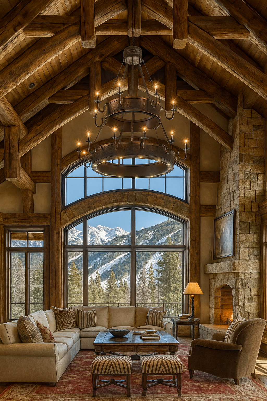  RUSTIC LODGE RUSTIC OR MOUNTIAN GREAT ROOM GOTHIC