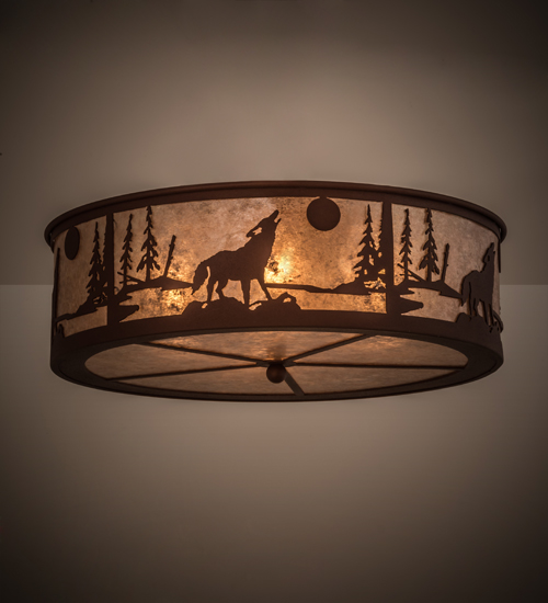  RUSTIC LODGE RUSTIC OR MOUNTIAN GREAT ROOM ANIMALS MICA