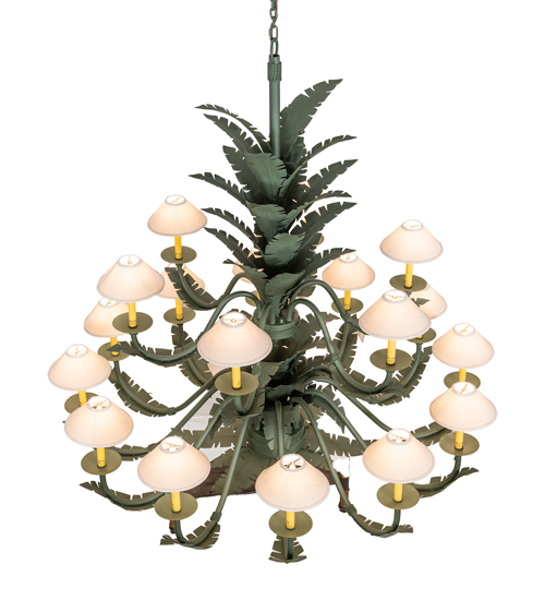  VICTORIAN FABRIC FLORAL STAMPED/CAST METAL LEAF ROSETTE FLOWER ACCENT