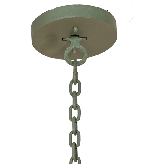  VICTORIAN FABRIC FLORAL STAMPED/CAST METAL LEAF ROSETTE FLOWER ACCENT