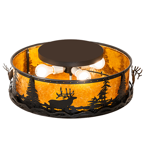  RUSTIC LODGE RUSTIC OR MOUNTIAN GREAT ROOM ANIMALS MICA