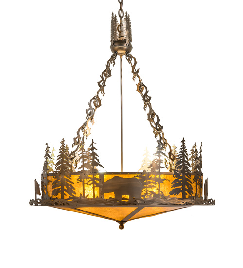  RUSTIC LODGE RUSTIC OR MOUNTIAN GREAT ROOM ANIMALS MICA