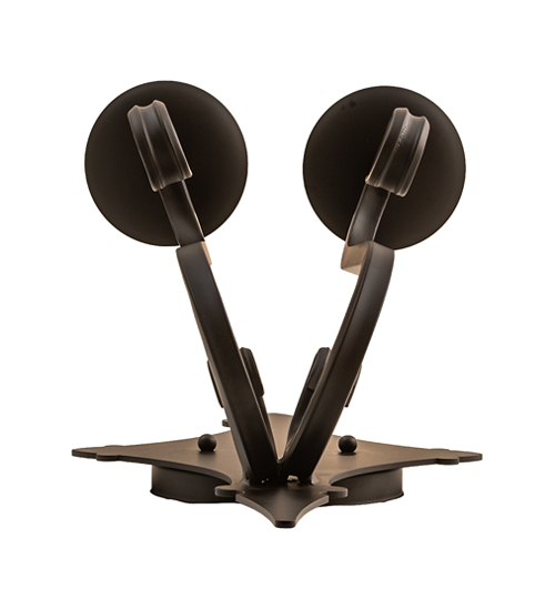  VICTORIAN FABRIC GOTHIC SCROLL FEATURES CRAFTED OF STEEL