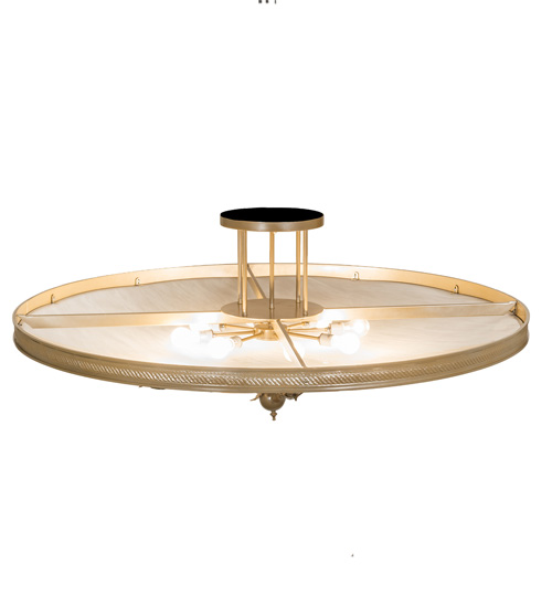  CONTEMPORARY IDALIGHT STAMPED/CAST METAL LEAF ROSETTE FLOWER ACCENT