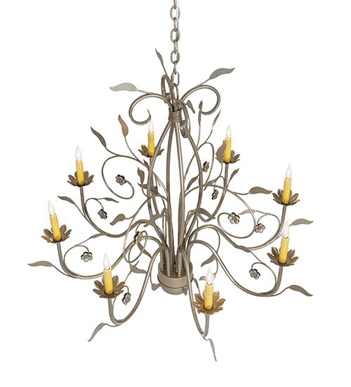  FLORAL NOUVEAU SCROLL FEATURES CRAFTED OF STEEL