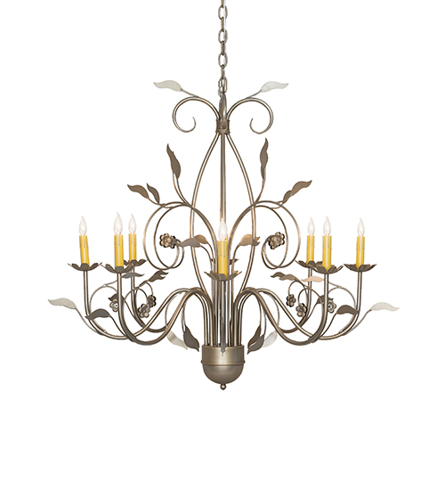  FLORAL NOUVEAU SCROLL FEATURES CRAFTED OF STEEL