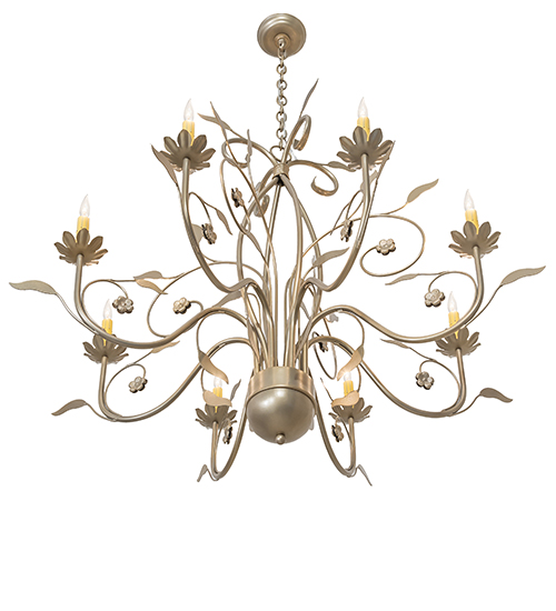  FLORAL NOUVEAU SCROLL FEATURES CRAFTED OF STEEL