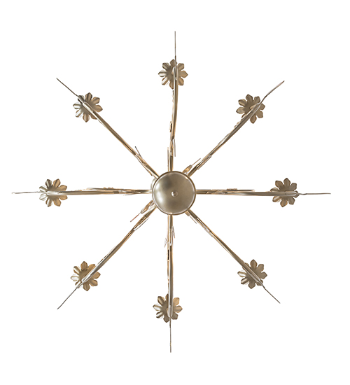  FLORAL NOUVEAU SCROLL FEATURES CRAFTED OF STEEL