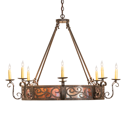  VICTORIAN SCROLL FEATURES CRAFTED OF STEEL FAUX CANDLE SLEVES CANDLE BULB ON TOP SCROLL ACCENTS-LASER CUT OR EMBEDDED