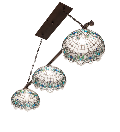  VICTORIAN NOUVEAU CRYSTAL ACCENTS