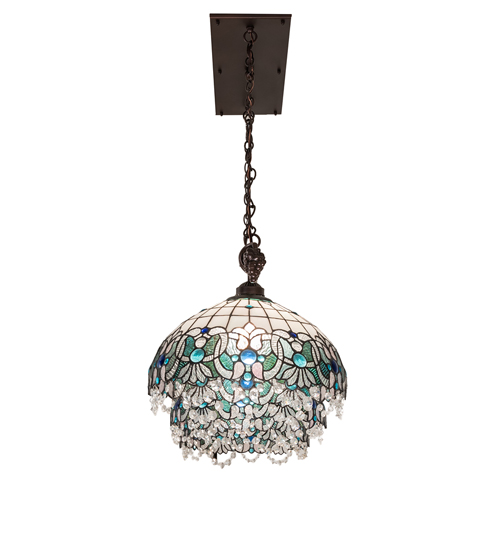  VICTORIAN NOUVEAU CRYSTAL ACCENTS