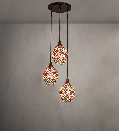  CONTEMPORARY CASCADING/SHOWER PENDANT