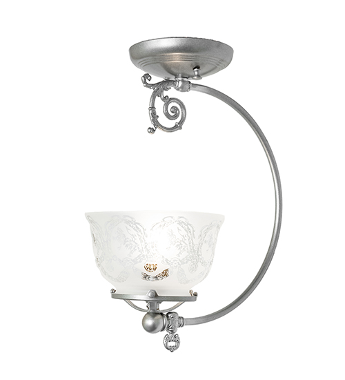  VICTORIAN REVIVAL SCROLL FEATURES CRAFTED OF STEEL