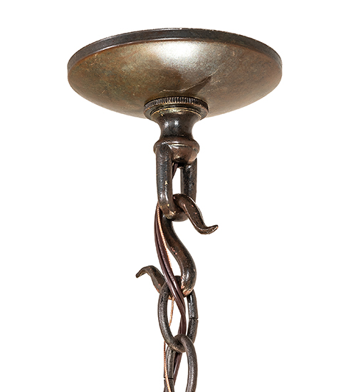  NOUVEAU FRUIT SCROLL FEATURES CRAFTED OF STEEL STAMPED/CAST METAL LEAF ROSETTE FLOWER ACCENT