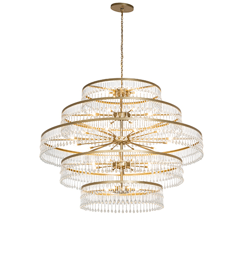  CONTEMPORARY CRYSTAL CHANDELIER