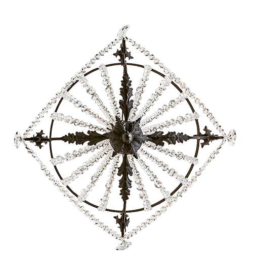  VICTORIAN CRYSTAL CHANDELIER