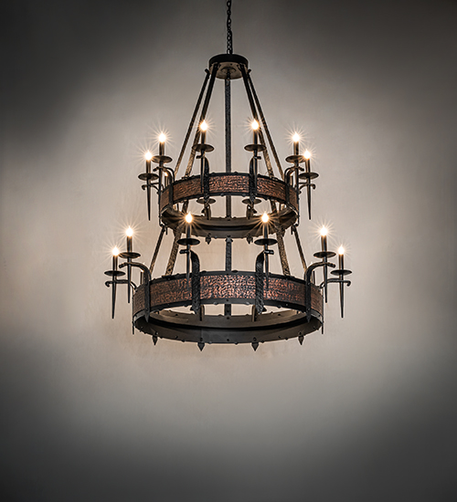  LODGE RUSTIC OR MOUNTIAN GREAT ROOM GOTHIC FAUX CANDLE SLEVES CANDLE BULB ON TOP