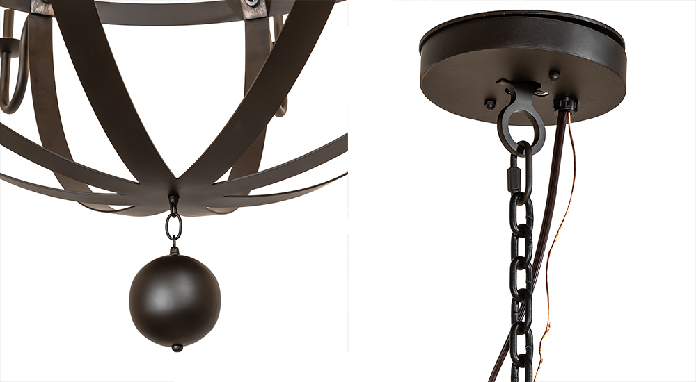  RUSTIC LODGE RUSTIC OR MOUNTIAN GREAT ROOM GOTHIC FORGED AND CAST IRON FAUX CANDLE SLEVES CANDLE BULB ON TOP