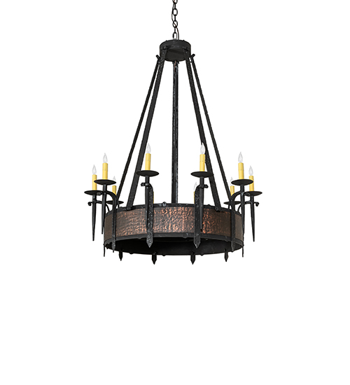  LODGE RUSTIC OR MOUNTIAN GREAT ROOM GOTHIC FAUX CANDLE SLEVES CANDLE BULB ON TOP