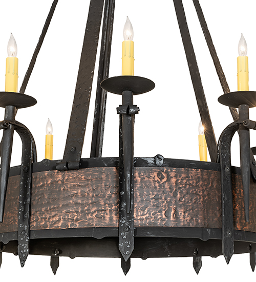  LODGE RUSTIC OR MOUNTIAN GREAT ROOM GOTHIC FAUX CANDLE SLEVES CANDLE BULB ON TOP