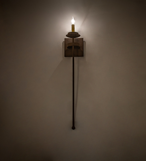  GOTHIC CONTEMPORARY FRENCH WIRING EXPOSED WIRING HELD BY LOOPS OR TABS FAUX CANDLE SLEVES CANDLE BULB ON TOP