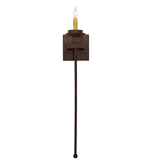  GOTHIC CONTEMPORARY FRENCH WIRING EXPOSED WIRING HELD BY LOOPS OR TABS FAUX CANDLE SLEVES CANDLE BULB ON TOP