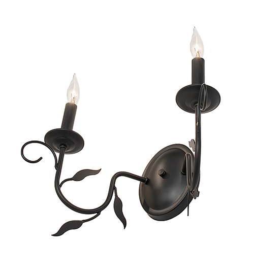  VICTORIAN SCROLL FEATURES CRAFTED OF STEEL FAUX CANDLE SLEVES CANDLE BULB ON TOP STAMPED/CAST METAL LEAF ROSETTE FLOWER ACCENT