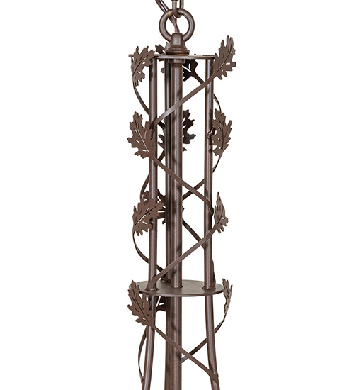  RUSTIC LODGE RUSTIC OR MOUNTIAN GREAT ROOM STAMPED/CAST METAL LEAF ROSETTE FLOWER ACCENT