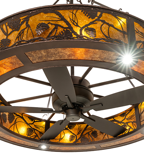  RUSTIC LODGE RUSTIC OR MOUNTIAN GREAT ROOM MICA DOWN LIGHTS SPOT LIGHT POINTING DOWN FOR FUNCTION