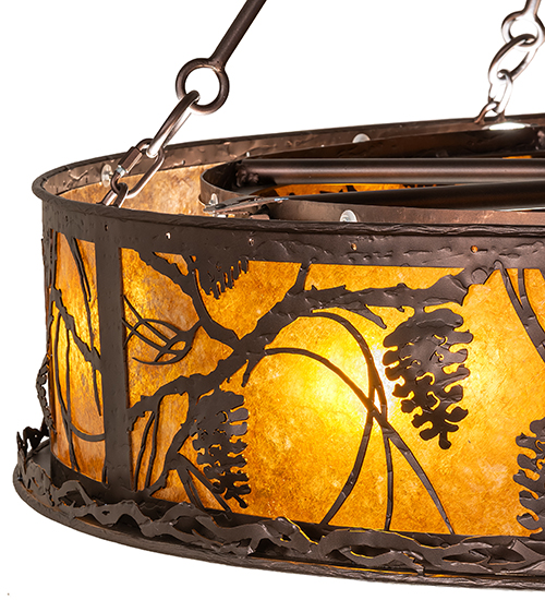  RUSTIC LODGE RUSTIC OR MOUNTIAN GREAT ROOM MICA DOWN LIGHTS SPOT LIGHT POINTING DOWN FOR FUNCTION