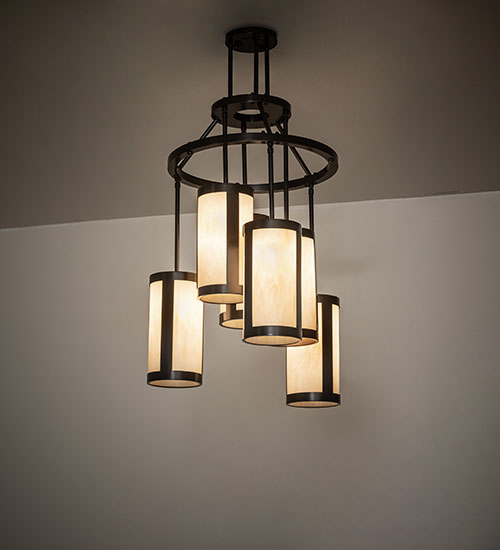  RUSTIC CONTEMPORARY IDALIGHT CASCADING/SHOWER PENDANT
