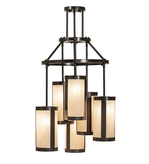  RUSTIC CONTEMPORARY IDALIGHT CASCADING/SHOWER PENDANT
