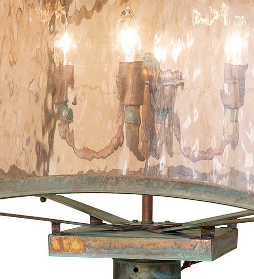  RUSTIC ARTS & CRAFTS ART GLASS