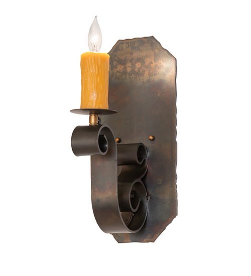  VICTORIAN SCROLL FEATURES CRAFTED OF STEEL FRENCH WIRING EXPOSED WIRING HELD BY LOOPS OR TABS FAUX CANDLE SLEVES CANDLE BULB ON TOP