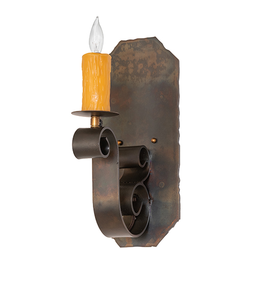  VICTORIAN SCROLL FEATURES CRAFTED OF STEEL FRENCH WIRING EXPOSED WIRING HELD BY LOOPS OR TABS FAUX CANDLE SLEVES CANDLE BULB ON TOP