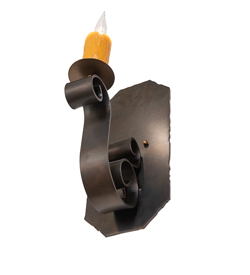  VICTORIAN SCROLL FEATURES CRAFTED OF STEEL FRENCH WIRING EXPOSED WIRING HELD BY LOOPS OR TABS FAUX CANDLE SLEVES CANDLE BULB ON TOP