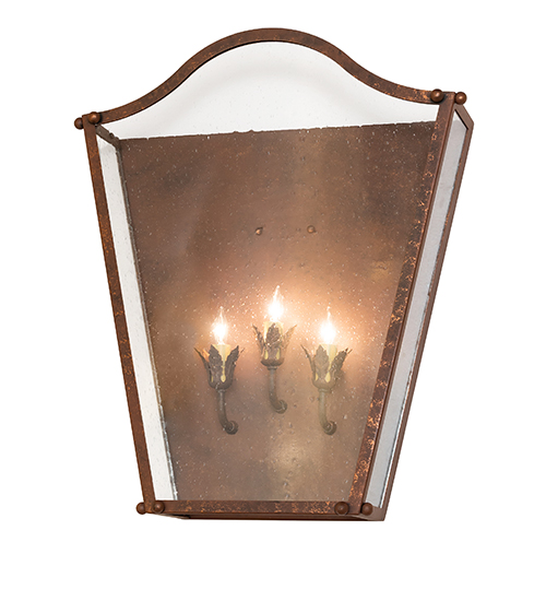  VICTORIAN FAUX CANDLE SLEVES CANDLE BULB ON TOP STAMPED/CAST METAL LEAF ROSETTE FLOWER ACCENT
