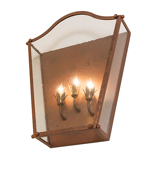  VICTORIAN FAUX CANDLE SLEVES CANDLE BULB ON TOP STAMPED/CAST METAL LEAF ROSETTE FLOWER ACCENT