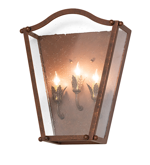  VICTORIAN FAUX CANDLE SLEVES CANDLE BULB ON TOP STAMPED/CAST METAL LEAF ROSETTE FLOWER ACCENT