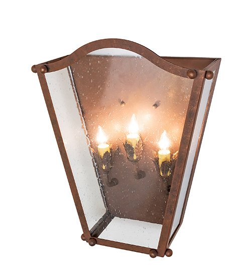  VICTORIAN FAUX CANDLE SLEVES CANDLE BULB ON TOP STAMPED/CAST METAL LEAF ROSETTE FLOWER ACCENT