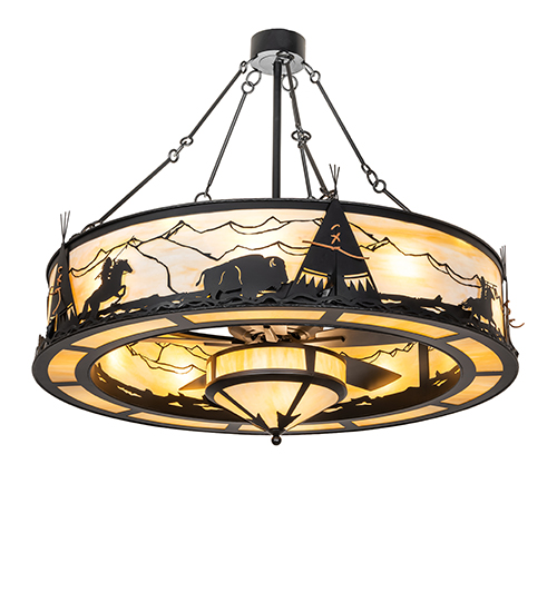  RUSTIC LODGE RUSTIC OR MOUNTIAN GREAT ROOM ART GLASS SOUTHWEST