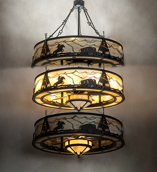  RUSTIC LODGE RUSTIC OR MOUNTIAN GREAT ROOM ART GLASS SOUTHWEST