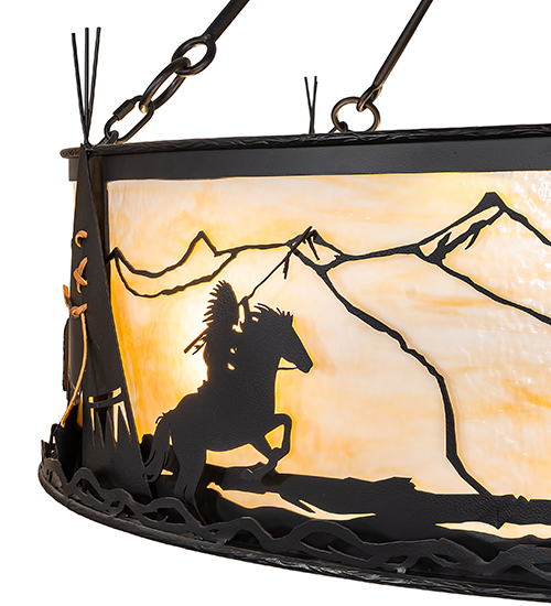  RUSTIC LODGE RUSTIC OR MOUNTIAN GREAT ROOM ART GLASS SOUTHWEST