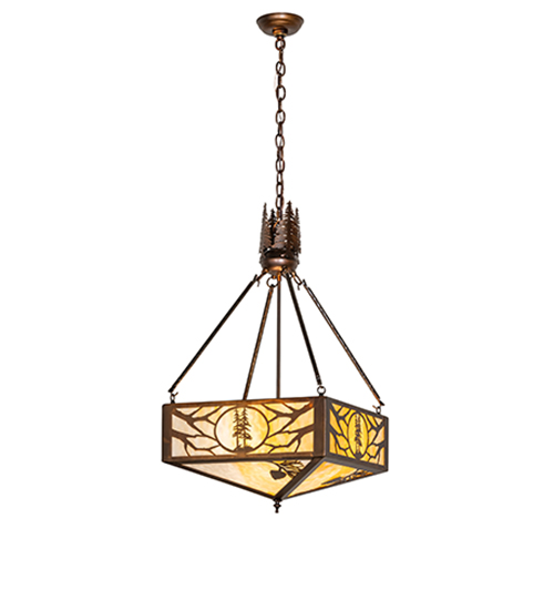  RUSTIC LODGE RUSTIC OR MOUNTIAN GREAT ROOM ART GLASS